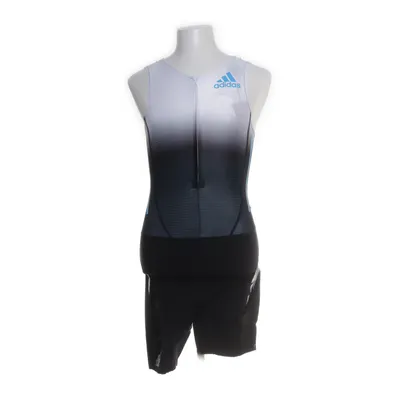 Træningsdragt (Sort, Hvid, Grå, Blå) fra Adidas Elastan, Polyester