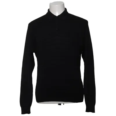 Strickpullover (Schwarz) von Johnston & Murphy Seide