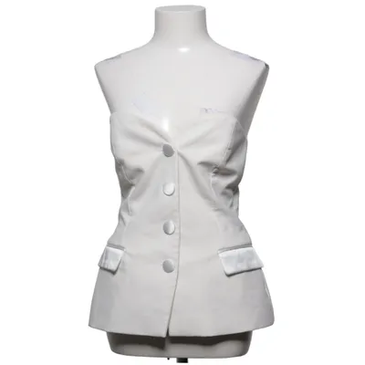 Top tube (Blanc) de Zara Élasthane, Polyester, Viscose