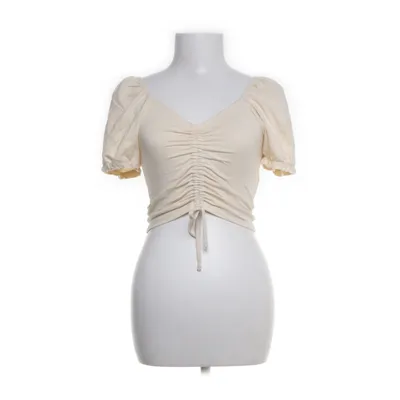 Crop top (Beige) van Noisy May Katoen