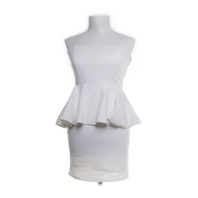 Cocktailklänning (Vit) från Zara W&B Collection Elastan, Polyester