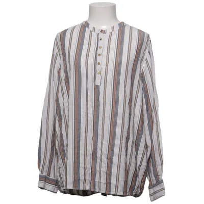 Shirt (Wit, Blauw, Bruin) van Vanting Viscose