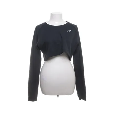 Collegetröja (Svart) från Gymshark Bomull, Elastan, Återvunnen polyester