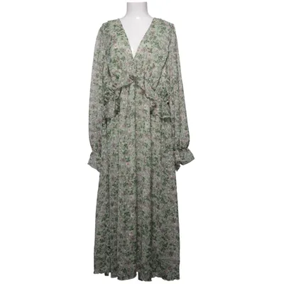 Maxikjole (Grøn, Flerfarvet) fra Bubbleroom Genanvendt polyester