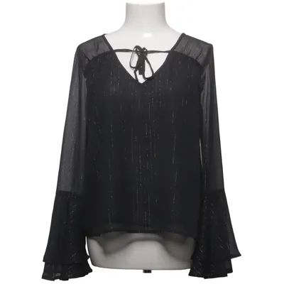 Blouse (Black) from Hollister Metallic fiber, Polyester