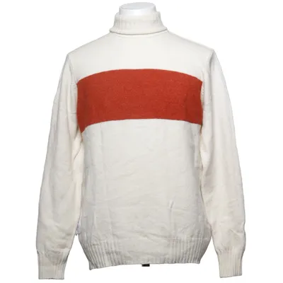 Pul à col roulé (Blanc, Rouge) de Emilio Adani Coton, Élasthane, Polyamide, Laine