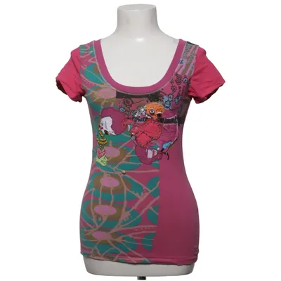 T-shirt (Pink, Green, Multicolored) from Louise Béen Cotton, Elastane