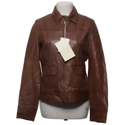 Läderjacka (Brun) från Active Wear Skinn, Polyester