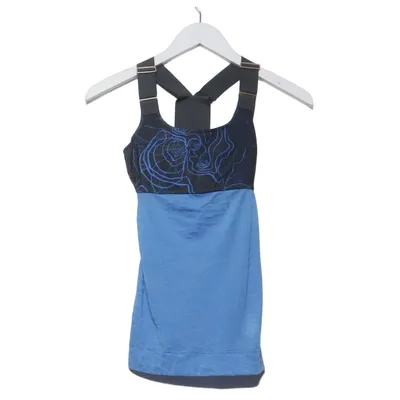 Sports tank top (Blue, Black) from Reebok Cotton, Elastane, Polyester