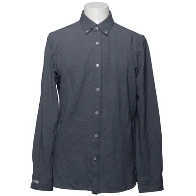 Oxford skjorte (Grå) fra James Harvest Bomuld, Polyester