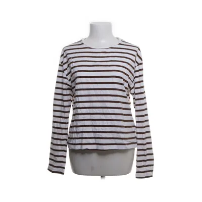Lange mouwen shirt (Wit, Bruin) van NA-KD Katoen