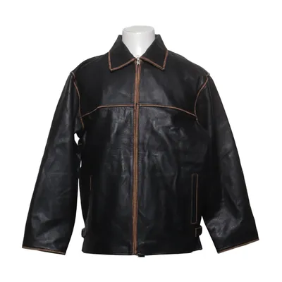 Veste en cuir (Faded Leather Jacket) de Worn Cuir, Polyester