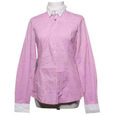 Chemise (Rose, Blanc) de Boss Orange Coton, Lin