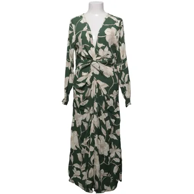 Maxi jurk (Groen, Beige) van Mango Polyester, Viscose