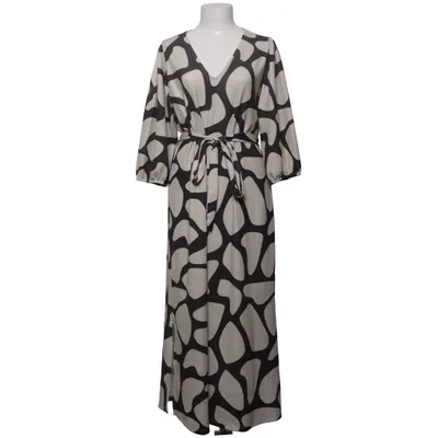 Jurk (Beige, Zwart) van Happy Holly Elastaan, Gerecycled polyester