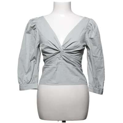 Blus (Grå) från Abercrombie & Fitch Bomull, Återvunnen polyester