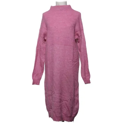 Jurk met col (Roze) van Selected Femme Elastaan, Mohair, Polyamide, Polyester, Wol