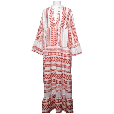 Jurk (Wit, Rood) van Misslook