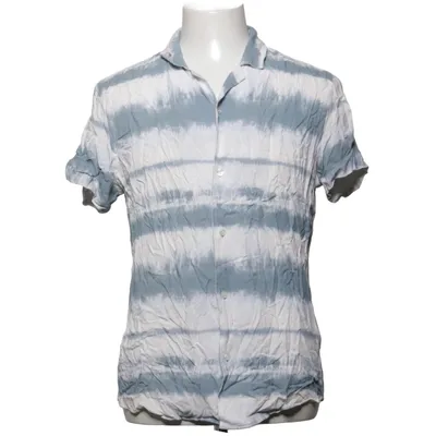 Short sleeve shirt (Blue, White) from Devred Viscose