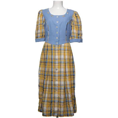 Dress (Yellow, Blue, White) from Schlok Stauten Polyester, Viscose