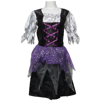 Feestkostuums (Zwart, Lila, Zilver) van Halloween Polyester