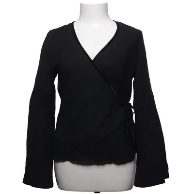 Wrap blouse (Black) from Twist & Tango Cotton