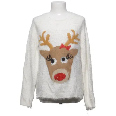 Kersttrui (Wit, Meerkleurig) van Love Knitwear Acryl, Polyamide, Polyester
