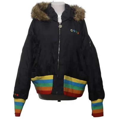 Winter jacket (Black, Multicolored) from Coogi Acrylic, Polyamide, Polyester