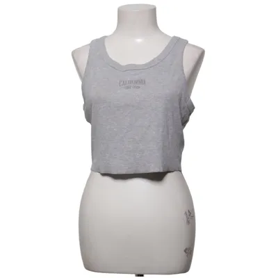 Tank Top (Gray) from Ardene Cotton, Elastane, Polyester