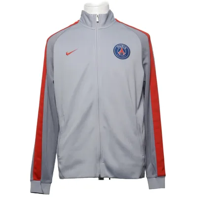 Trainingsjack (Grijs, Rood, Blauw) van Nike Paris Saint-Germain Elastaan, Polyester