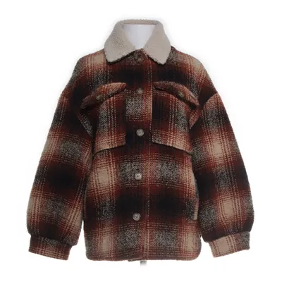 Fodrad jeansjacka (Brun, Flerfärgad) från Billabong Akryl, Bomull, Polyester, Ull