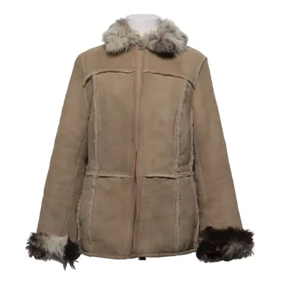 Shearlingjakke (Beige)
