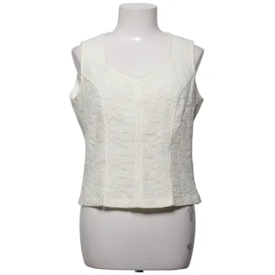 Tank Top (White) from Molly Jo Elastane, Polyamide, Polyester, Viscose