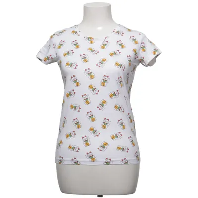 T-shirt (Blanc, Multicolore) de Pull & Bear Coton