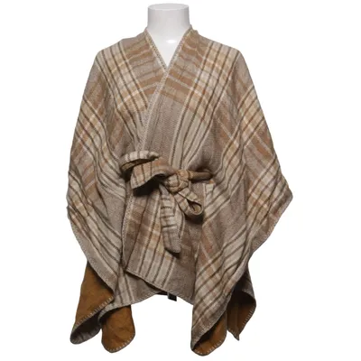 Poncho (Beige, Brown) from Anne Klein Acrylic