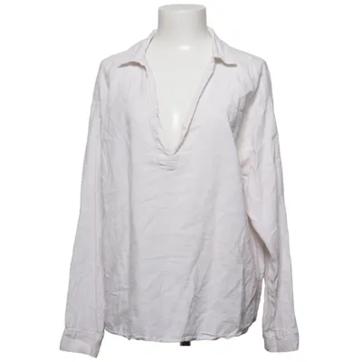 Blouse (Beige) de L.O.G.G by H&M Coton, Lin
