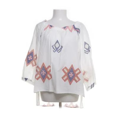 Blouse (White, Multicolored) from Lilienfels Cotton, Polyester