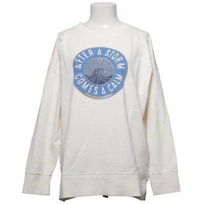 Sweatshirt (Hvid) fra Daynight Casual Økologisk bomuld