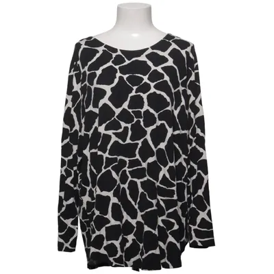 Top (Black, White) from Qneel Elastane, Viscose