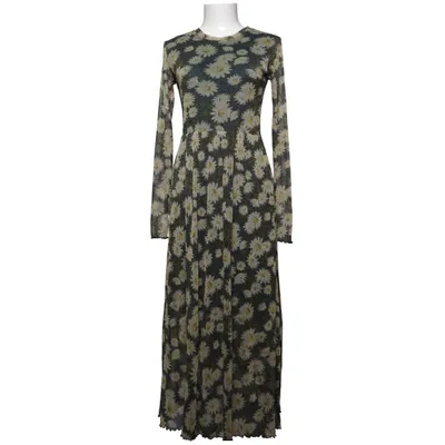 Maxi jurk (Zwart, Geel, Groen) van Moves Elastaan, Polyester, Viscose