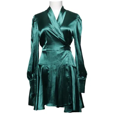 Omlottklänning (Grön) från Club London Elastan, Polyester