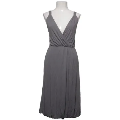 Robe (Gris, Noir) de Côté Femme Polyester, Viscose