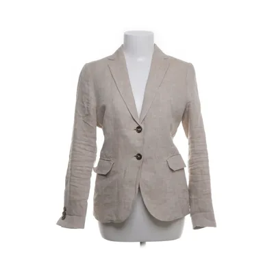 Blazer (Beige) fra GANT Bomuld, Linned, Polyester, Viscose