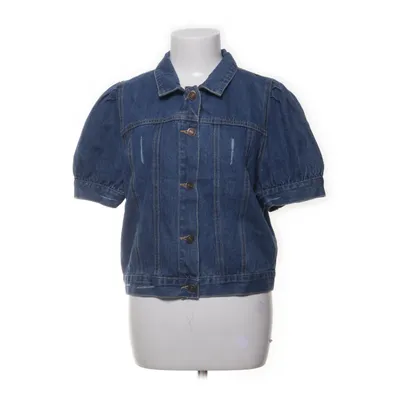 Kortärmad skjorta (Blå) från Shein Bomull, Polyester