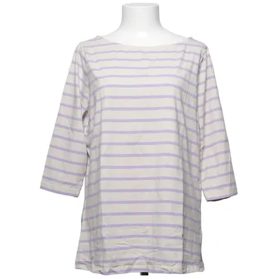 T-shirt à manches longues (Beige, Violet) de Essentials Coton biologique