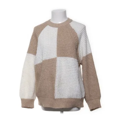 Tröja (Beige, Vit) från Mango Akryl, Polyamid, Polyester, Ull