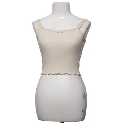 Tanktop (Wit) van Divided by H&M Katoen, Polyester, Elastaan