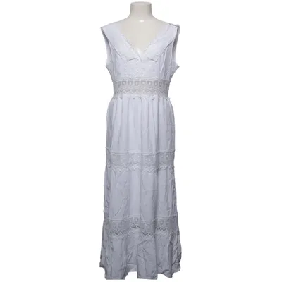 Långklänning (Vit) Bomull, Polyester