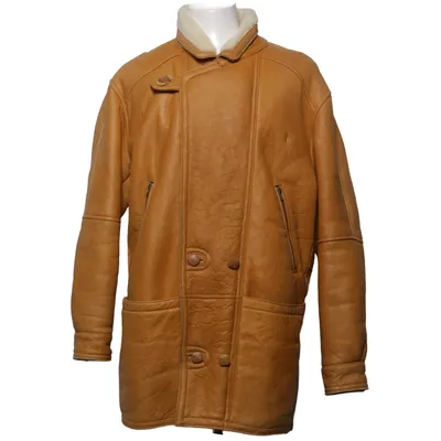 Leather jacket (Brown) from Echtes leder Leather