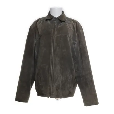 Læderjakke (Grøn) fra Pierre Cardin Læder, Polyester